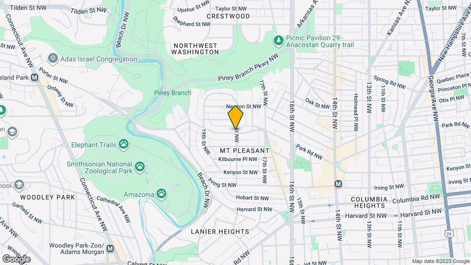 1801 Park Rd NW Map and Location Details