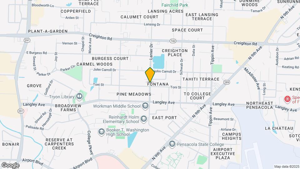 6423 Lanier Dr Map and Location Details