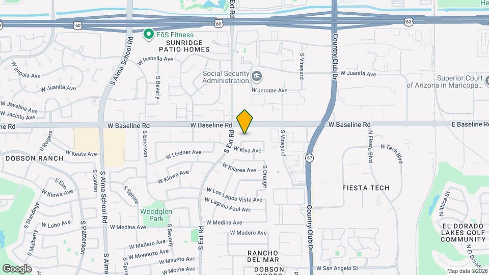 624 W Keats Ave Map and Location Details