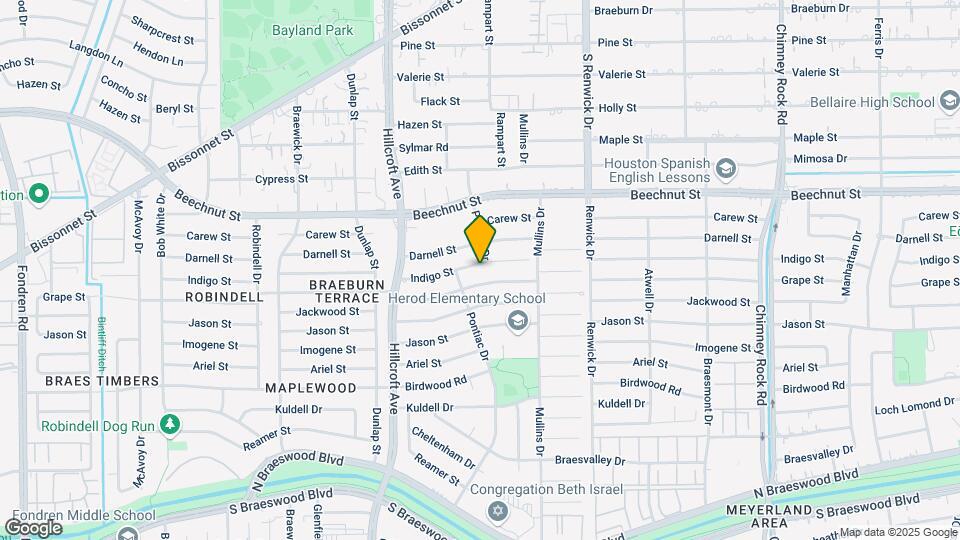 5639 Indigo St Map and Location Details