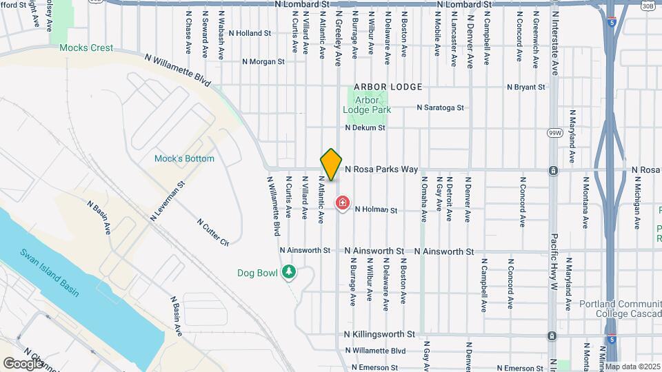 6417 N Greeley Ave Map and Location Details