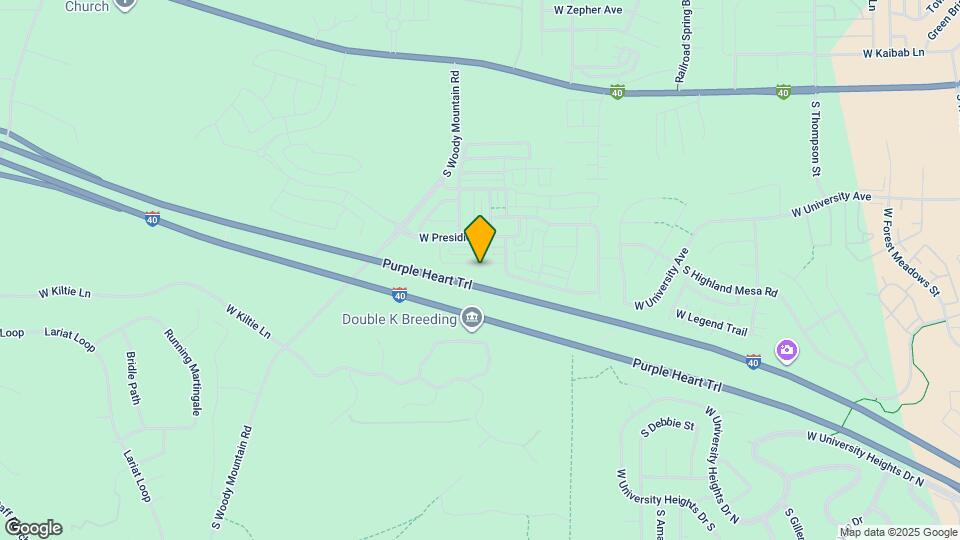 2539 W Josselyn Dr Map and Location Details