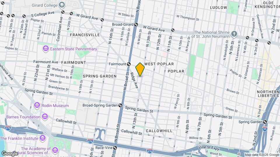 662 N 13th St Mapa y Detalles de la Ubicación