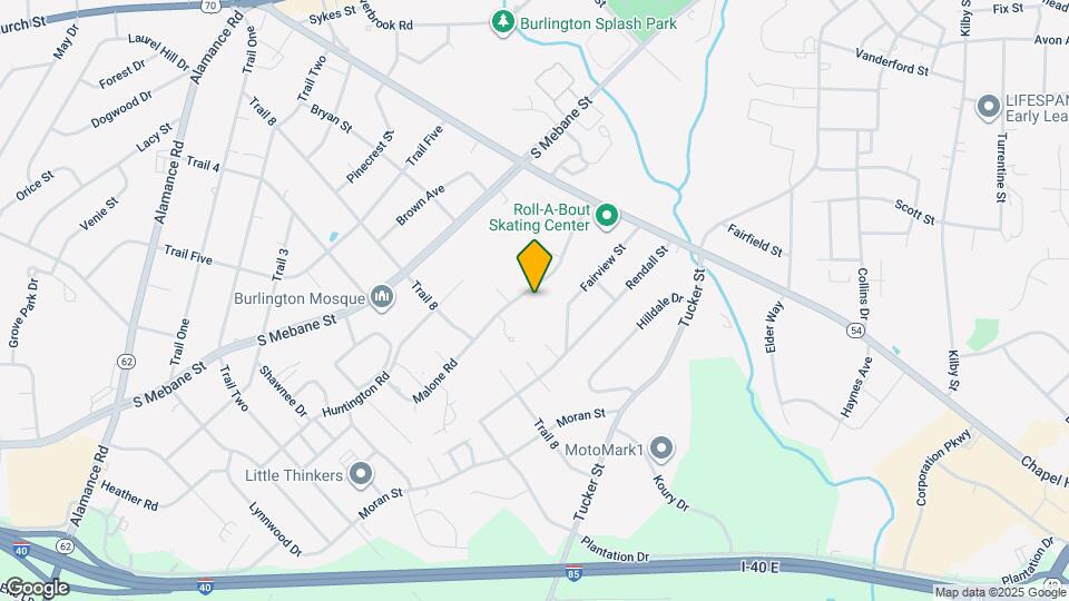 1816 Malone Rd Map and Location Details