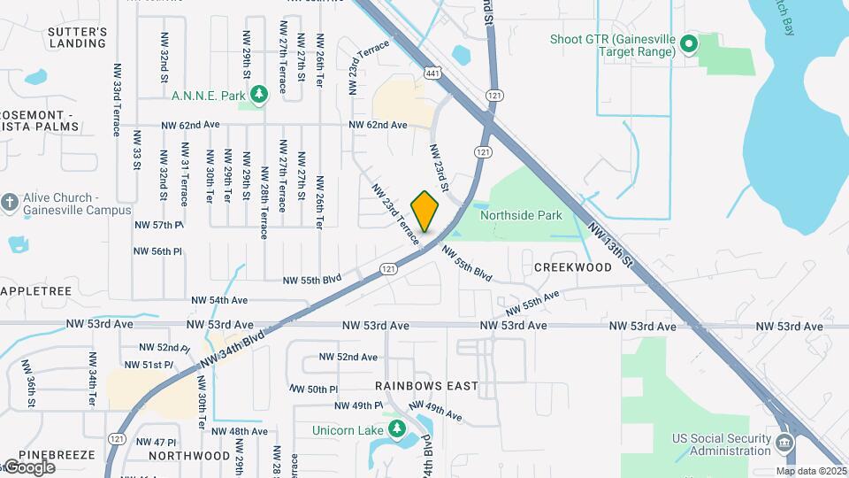 5701 NW 23rd Terrace-Unit -6 Map and Location Details