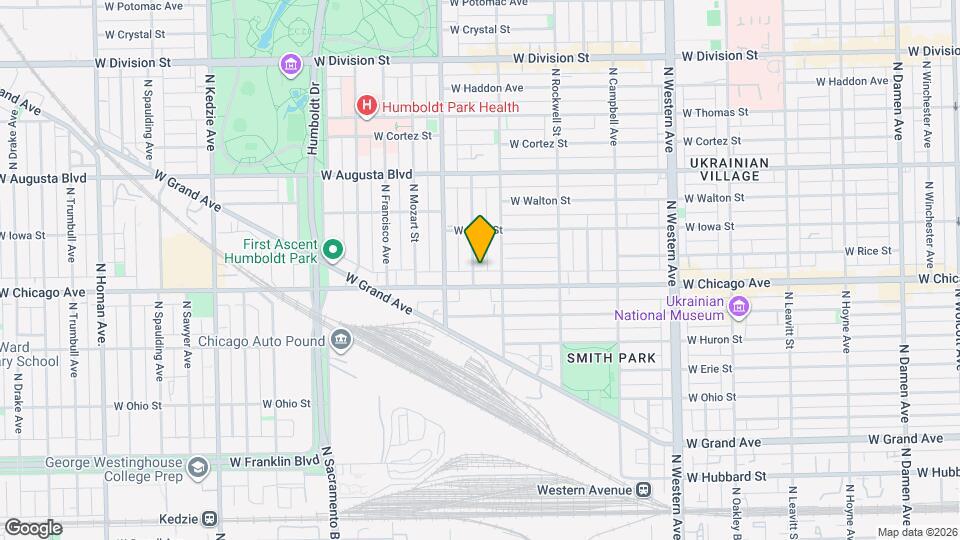 815 N Fairfield Ave, Unit 815 N Fairfield Ave Mapa y Detalles de la Ubicación