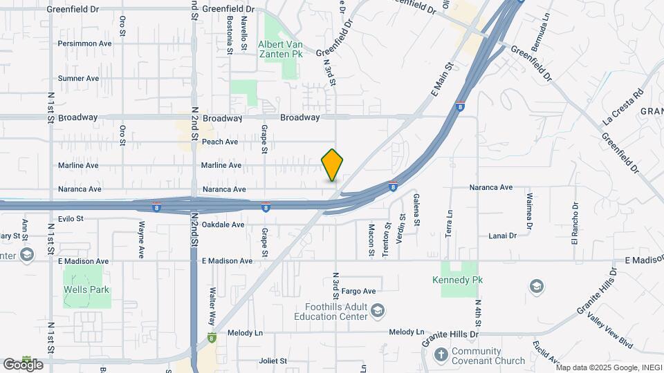 1490 Naranca Ave Map and Location Details
