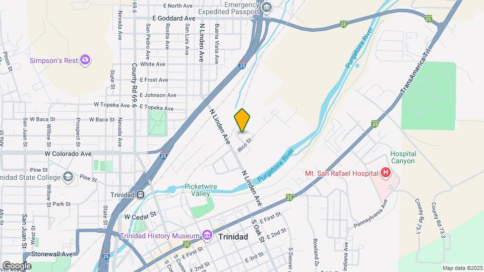 714 Lane St Map and Location Details