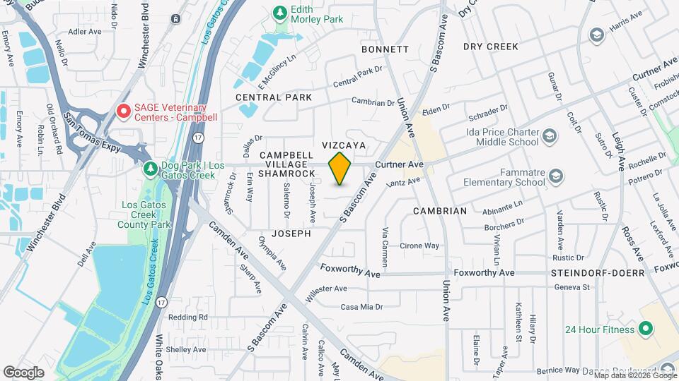 2785 S Bascom Ave, Unit 4 Map and Location Details