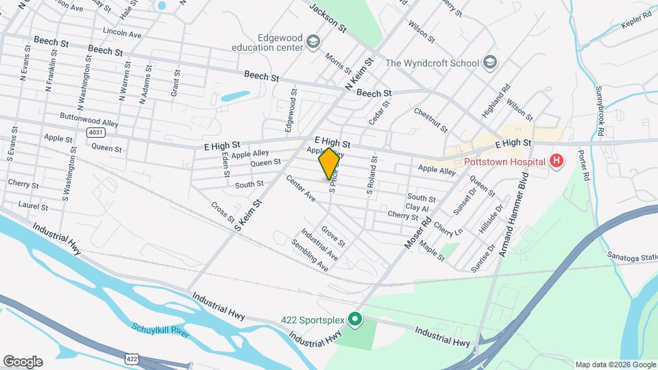 1088 South St Map and Location Details