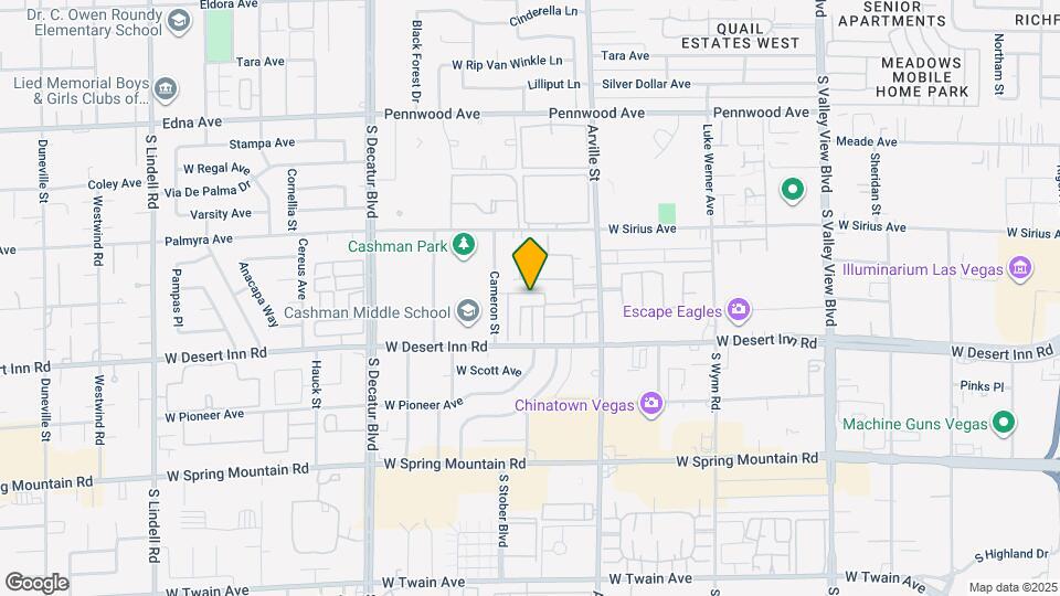 4530 Sparky Dr Map and Location Details