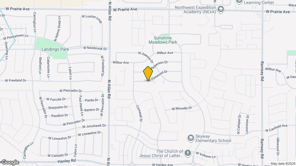 2838 W Elmwood Dr Map and Location Details