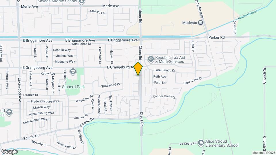 1313 Claus Rd Map and Location Details