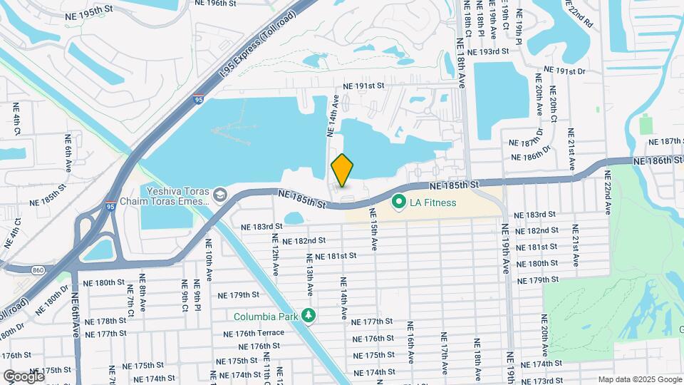 1401 NE Miami Gardens Dr, Unit 1401 North east Miami Gar Mapa y Detalles de la Ubicación