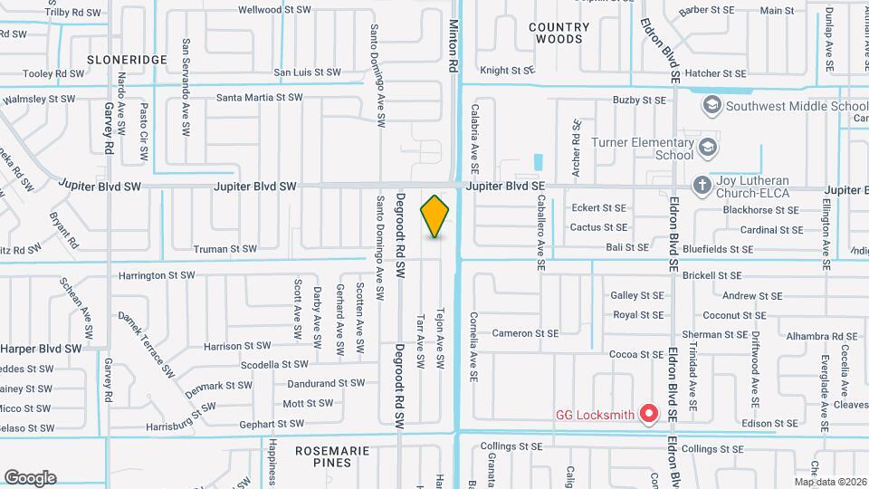 622 Tejon Ave SW Map and Location Details