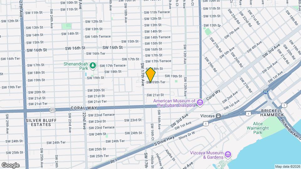 1634 SW 19th Ter Map and Location Details