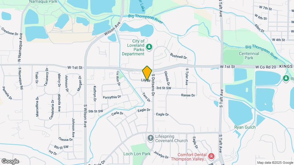 1974 Lily Dr Map and Location Details