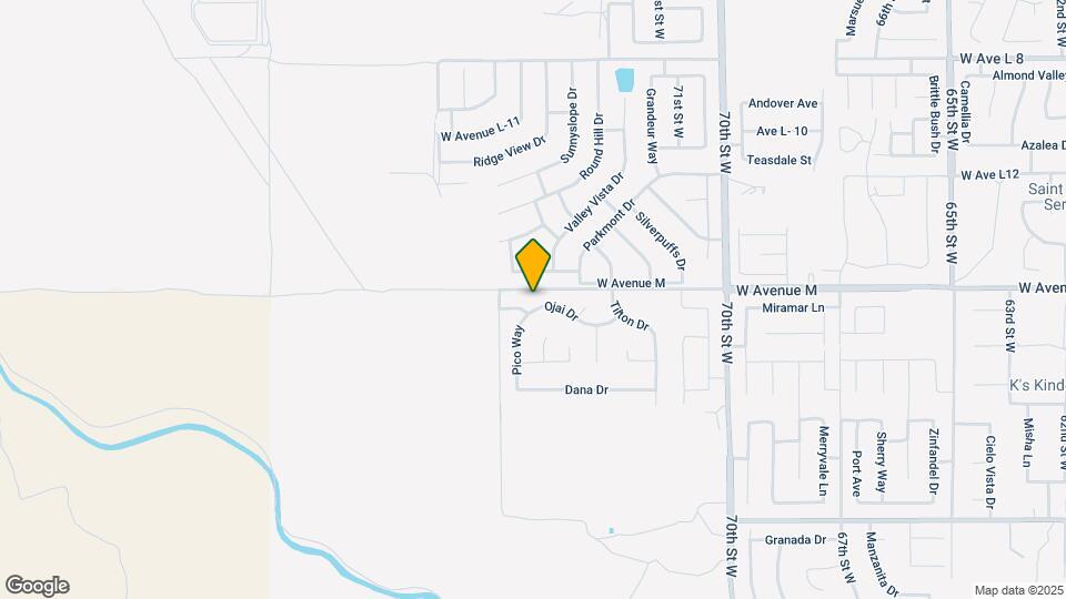 7323 Ojai Dr Map and Location Details