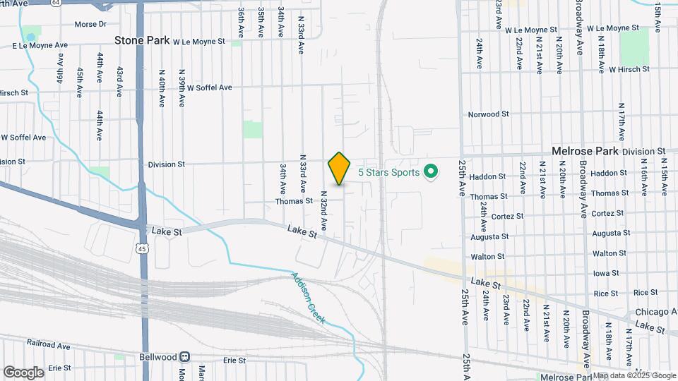 1310 N 31st Ave Map and Location Details