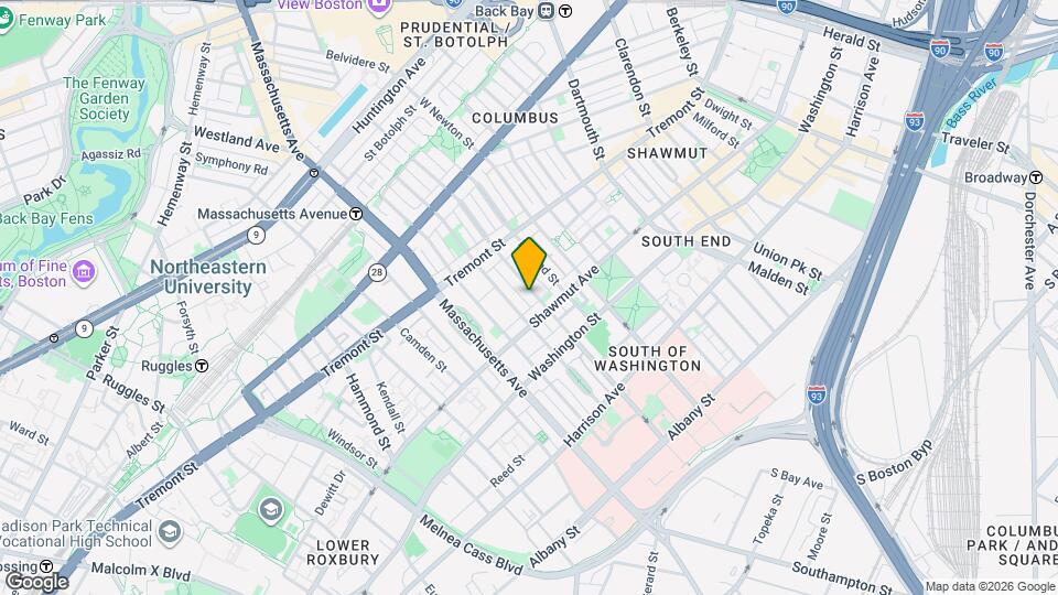 114 W Concord St Map and Location Details