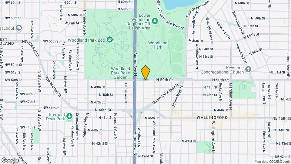 1003 N 50th St Map and Location Details