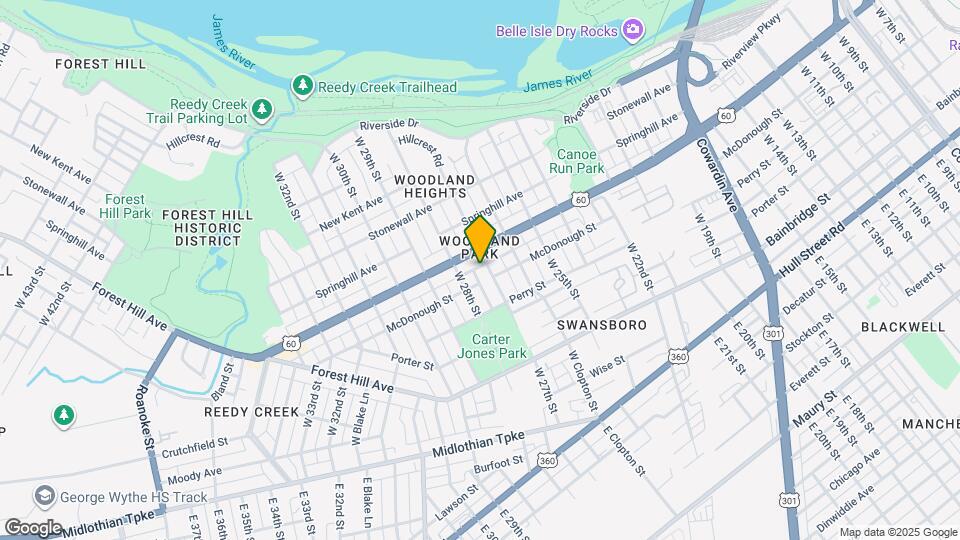 404 W 27th St Map and Location Details