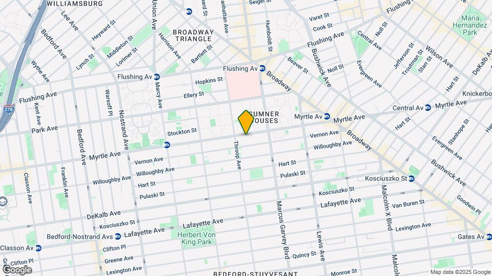 970 Myrtle Ave, Unit 1 Mapa y Detalles de la Ubicación