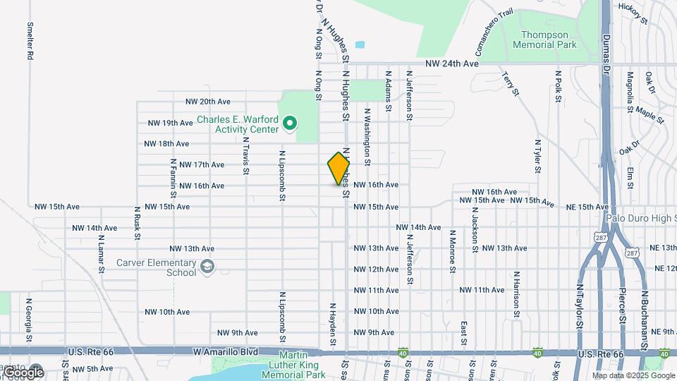 1105 NW 16th Ave Map and Location Details