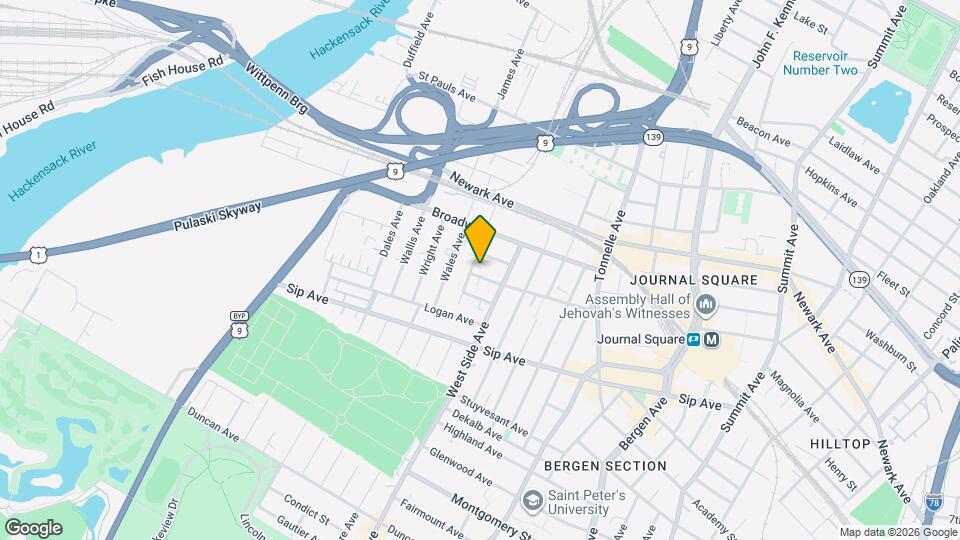 936 Pavonia Ave Map and Location Details