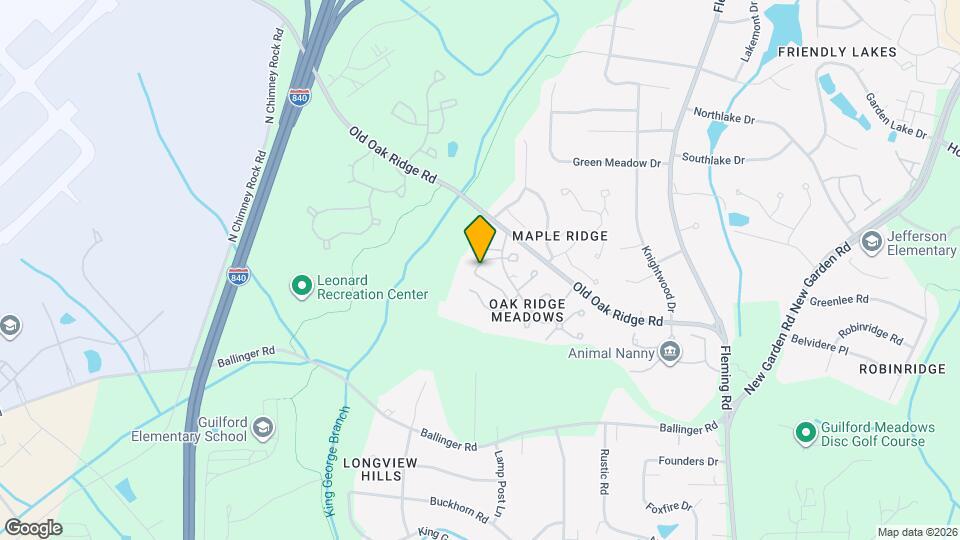 5421 Winters Way Map and Location Details