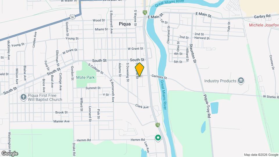 705 S Wayne St Map and Location Details