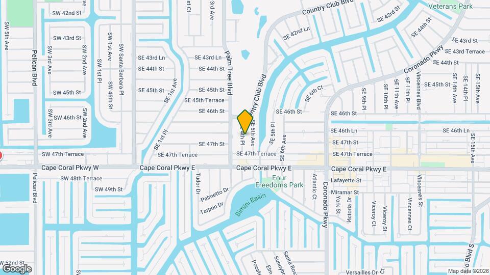 4701 SE 4th Pl Map and Location Details