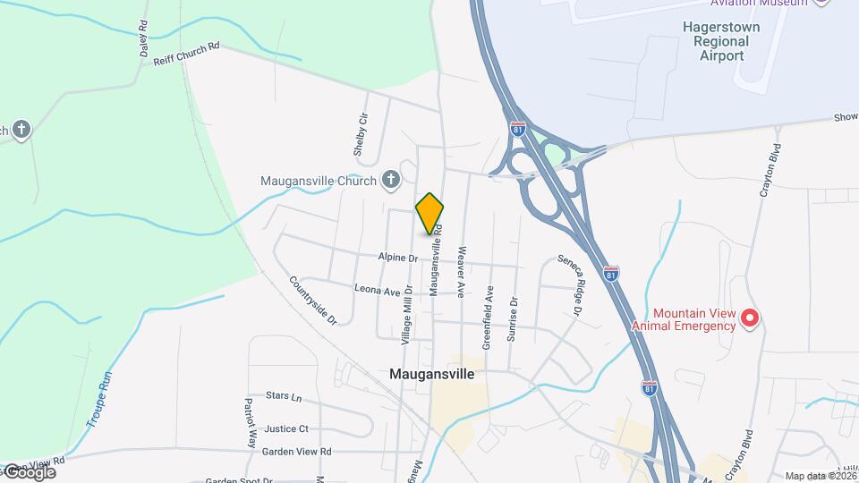 13930 Maugansville Rd Map and Location Details