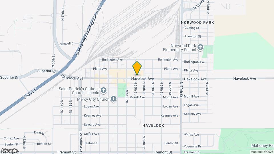 6500 Havelock Ave Mapa y Detalles de la Ubicación