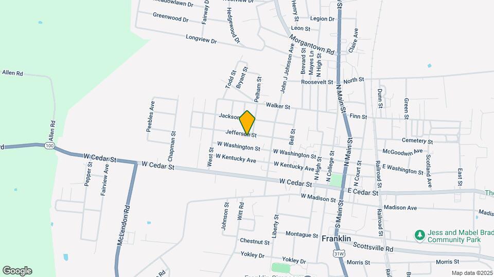 603 Jefferson St Mapa y Detalles de la Ubicación