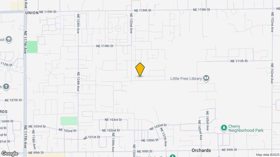 13301 NE 109th Wy Map and Location Details