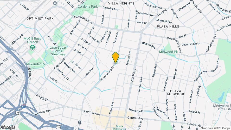 1500 Hawthorne Ln, Unit B Mapa y Detalles de la Ubicación