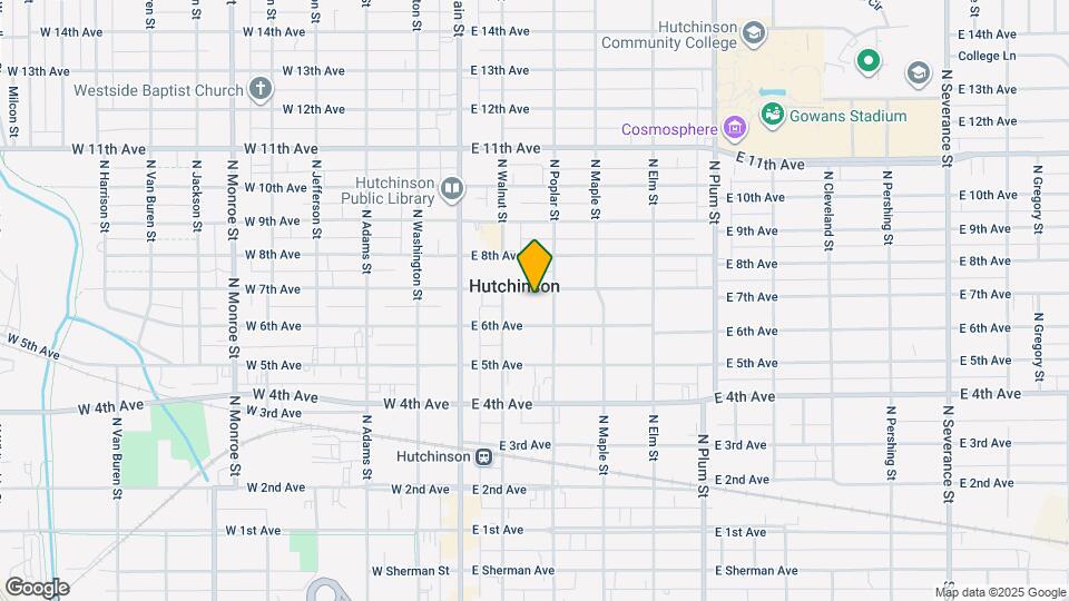 121 E 7th Ave Map and Location Details