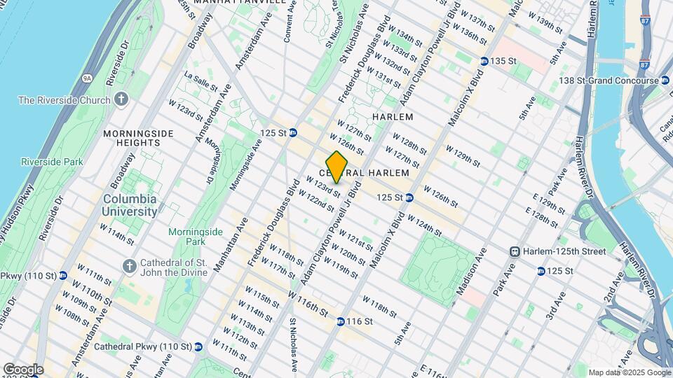 211 W 123rd St Map and Location Details