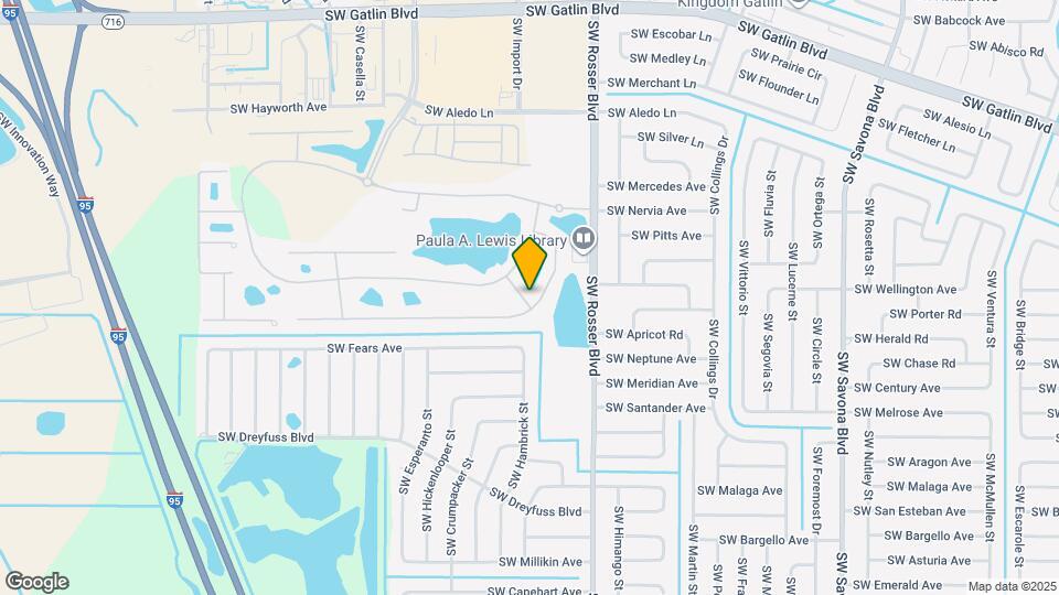 2937 SW Chatham Ln Map and Location Details