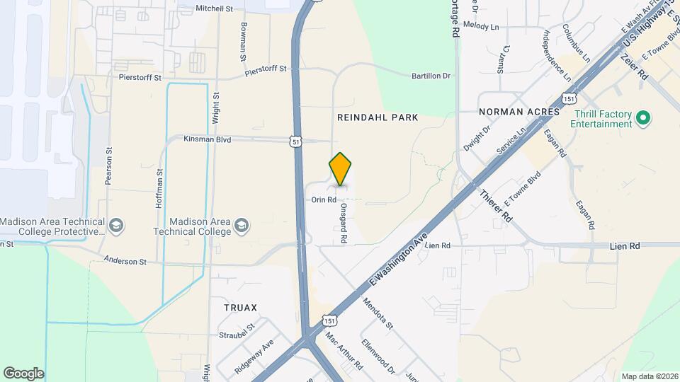 3756 Orin Rd Map and Location Details