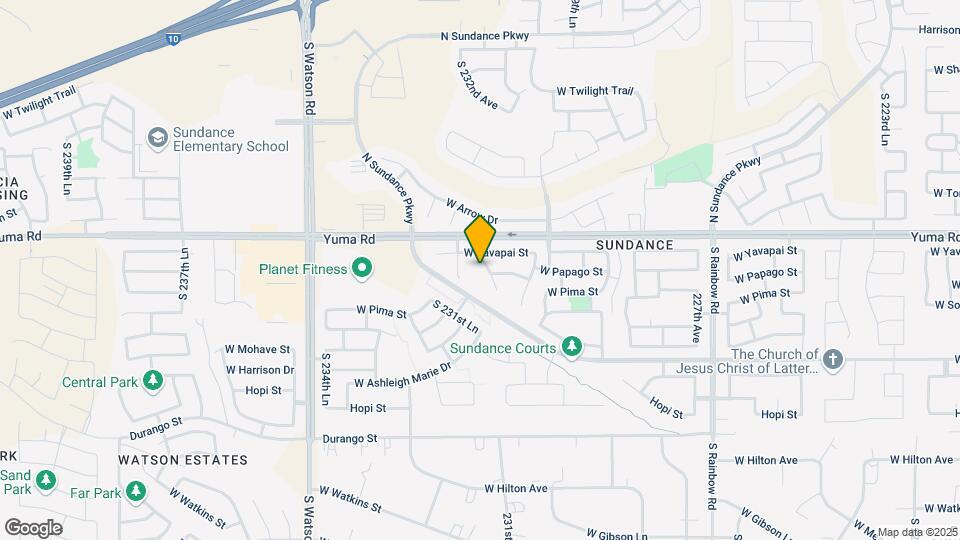 1332 S 231st Ln Map and Location Details