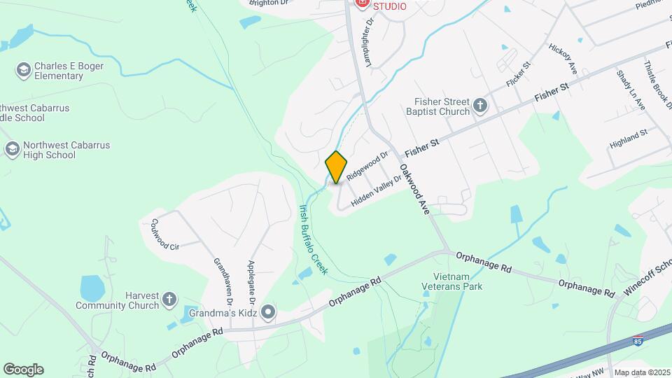 1424 Ridgewood Dr Map and Location Details