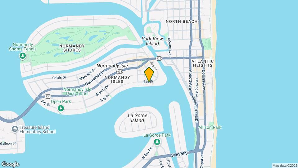 950 Bay Dr Map and Location Details