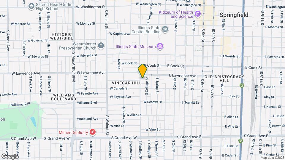 816 S Pasfield St Map and Location Details