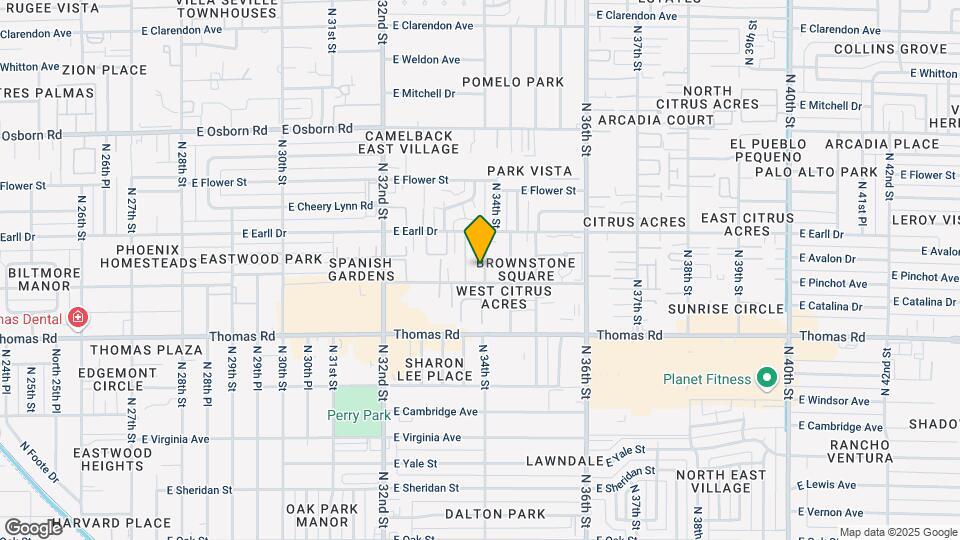 3012 N 34th St Map and Location Details