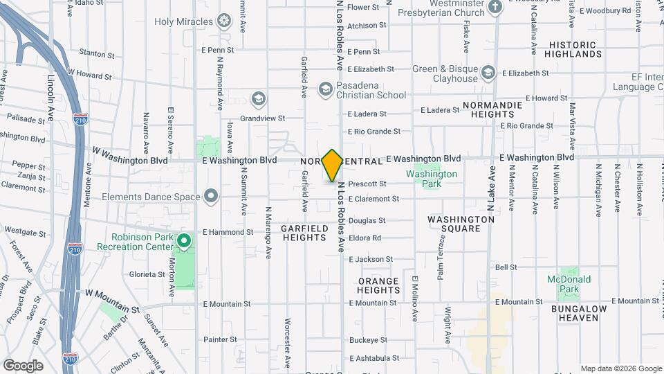 1255 N Los Robles Ave, Unit 3 Mapa y Detalles de la Ubicación