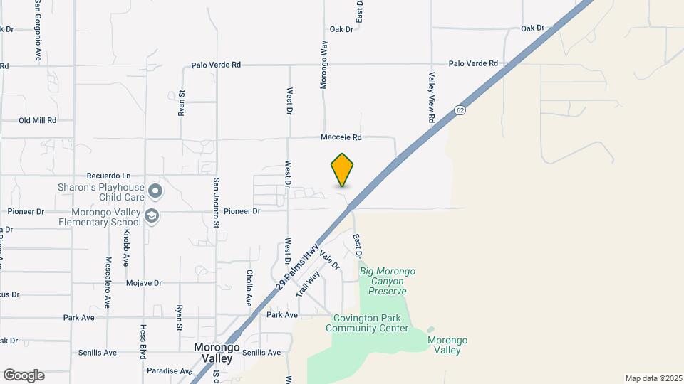 50054 29 Palms Hwy Map and Location Details