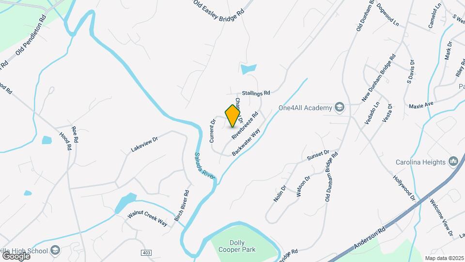 206 Riverbreeze Rd Map and Location Details