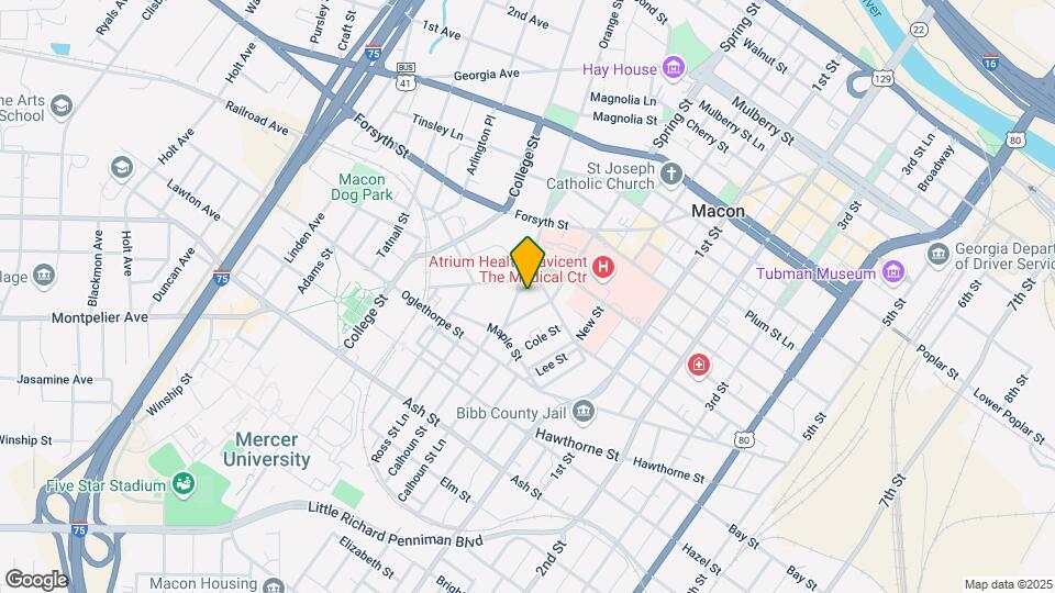 926 Park Pl Map and Location Details